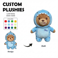 Peluches personnalisées Chat Sphynx avec logo, grandes oreilles, animaux en peluche, poupée en tissu coton, doublure en maille, pour anniversaire