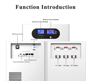 Batería de 15kWh 20kWh 51.2V 300AH IP65 con Comunicación CAN, Sistema Todo en Uno Apilable para Energía Solar Doméstica Fuera de la Red - Product Image 2