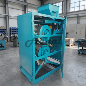 Tambour séparateur magnétique pour l'élimination des contaminants ferreux, équipement de traitement des minerais, machine industrielle robuste - Product Image 3