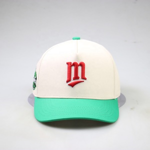 Individuelles Logo Herren 5-Panel 2-Ton High-Profile Gebogener Schirm AK-Frame Snapback Baseball Gorra Caps Hüte für Männer - Product Image 3