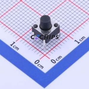 K2-1102DP-F3SW-04 Tactile Switch Through hole Component (THT)-4P,6x6mm Switch 1.8N Through Hole 6mm 6mm - Product Image 1