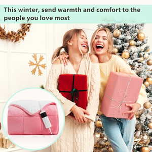 Mantas pesadas eléctricas de calentamiento rápido respetuosas con el medio ambiente, <span class=keywords><strong>manta</strong></span> ponderada calentada Sherpa de franela con protección contra sobrecalentamiento - Product Image 5