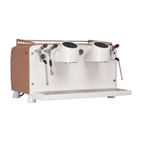 Máquina de Café Espresso Comercial de 9 Bares, Doble Grupo, PID, 3 Calderas Separadas, Programable, Semiautomática para Negocios