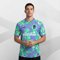 Maillots de football rétro personnalisés HOSTARON, respirants, en polyester, sublimation, version joueur, t-shirts de football