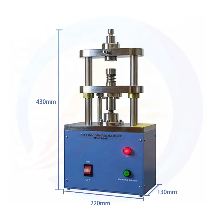 AOTELEC Coin Cell Lab Research machine Crimping and Disassemble Machine for Lithium Battery