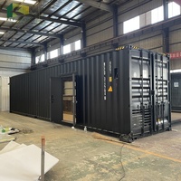Portable Préfabriqué Modulaire Magasins Transportable Conteneur Bars Restaurants Chaud 40ft Café Pop Up Magasins Mini Magasins