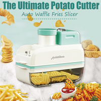 Migecon Coupe-citron commercial multifonctionnel, coupe-pommes de terre automatique, OEM ODM, électrique 220V, robot culinaire pour fruits