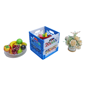 QS Plastic Record Storage <strong>Crate</strong> Box <strong>Vinyl</strong> Record Storage Cube Record Organizer Foldable Box PP Storage <strong>Crate</strong> - Product Image 3