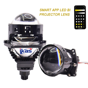 Vente flash : Lentille de projecteur LED bi-projecteur 2,5 pouces APP, 3000K 4300K 6500K H4 H7 9005 50W/60W - Product Image 2