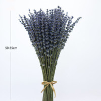 SZ04321 Bunga Lavender Laut Kering Berkualitas Tinggi dan Tahan Lama, Rangkaian Bunga Lavender Alami yang Diawetkan untuk Dekorasi