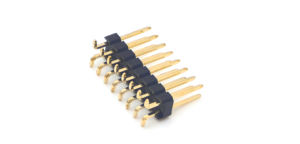<b>2</b>.54mm Pitch DIN Brass Nylon <b>Pin</b> Header <b>Connector</b> Dual Rows SMT SQ0.64mm H2.5mm <b>2</b>*8P PCB - Product Image 5