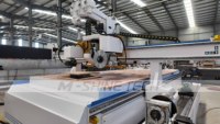 Máquina Router CNC para Trabajar la Madera, Doble Husillo, Cambio Automático de Herramienta, M-shine 1530, Máquina Automática para Procesamiento de Paneles de Muebles