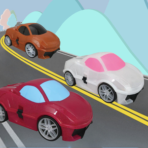Cute Kids' Car-Shaped Luggage for Travel, High-Quality Toddler <strong>Suitcase</strong> - Product Image 5