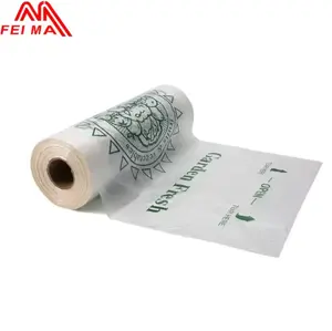 Supermarket Disposable Food Grade Produce Food Packaging Bag Clear Plastic Shopping Bags In Roll
