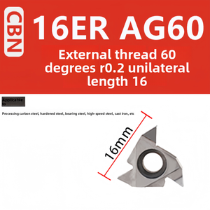 Pcbn Chủ Đề Công cụ cắt CNC biến chèn 11erag55 11irag55 11erag60 11irag60 16erag55 16irag55 16erag60 16irag60 - Product Image 3