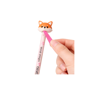 Bolígrafo de Gel Borrable de 0.7mm con Diseño de Cabeza de Zorro para Niños, Oficina y Escuela, Suministros Corporativos - Product Image 2
