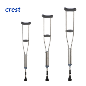 Béquilles pliables légères en aluminium réglables sous les bras pour adultes - Product Image 5