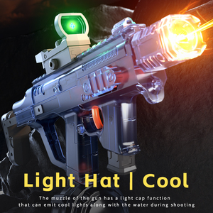 Pistola de agua eléctrica de gran capacidad MK3, juguete de verano para niños, juego de batalla de disparos al aire libre, pistola de agua portátil pequeña para fiestas. - Product Image 6