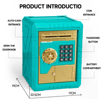 Alcancías Portátiles Personalizadas de Gran Capacidad en Oferta, Caja de Seguridad Eléctrica para Dinero al por Mayor para Niños y Niñas, Alcancía Económica Infantil