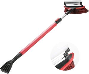 À La Mode Unique Design Télescopique Robuste <span class=keywords><strong>Voiture</strong></span> Brosse à <span class=keywords><strong>Neige</strong></span> Avec Grattoir À Glace Et Fenêtre <span class=keywords><strong>Raclette</strong></span> Poignée Souple - Product Image 1