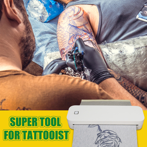 Noir blanc A4 papier tatouage imprimante Mini Mobile Impresora <span class=keywords><strong>Portable</strong></span> Machine thermique M08F sans encre sans fil conception Stock produit - Product Image 5