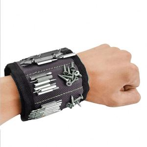 Sangle de poignet magnétique pour outils, en nylon 100%, pour maintenir les objets, sacoche de poignet magnétique portable personnalisée - Product Image 4