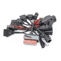 Kit complet de 8 câbles pour camion 8in1, connecteur OBD1 vers OBD2, pour I-VECO S-cania B-enz R-enault Truck Diagnostic