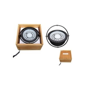 Brújula Náutica de latón con puntero luminoso para navegar barcos de pesca barcos viene caja de madera-para actividades de turismo al aire libre - Product Image 3