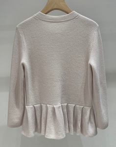 Nuovi <span class=keywords><strong>cardigan</strong></span> in lana di alta qualità 2025 cappotti autunno inverno da donna in morbido Cashmere lavorato a maglia a manica lunga <span class=keywords><strong>Beige</strong></span> color rosso blu e vino - Product Image 2