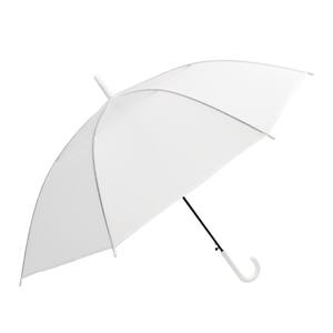 مظلة نسائية شفافة مقاومة للرياح بشعار مخصص للترويج من مصنع صيني بالجملة XJ451 بكميات صغيرة - Product Image 5