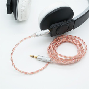 Cable de audio macho a macho de 3,5 mm a 3,5 mm, tejido de cobre de un solo cristal para auriculares de audio para automóvil - Product Image 3