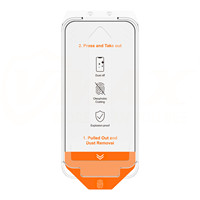 Protection d'écran en verre imprimé soie 2.5D anti-poussière à revêtement oléophobe, installation facile pour iPhone 18Pro 17Air 16E 15 14+ 18ProMax
