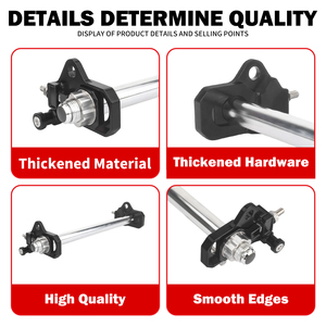 Kit de réglage de l'axe de roulement arrière de moto pour Harley Touring Ultra Limited Electra Street Glide Road King FLTRXS <span class=keywords><strong>CVO</strong></span> <span class=keywords><strong>2009</strong></span> et versions ultérieures - Product Image 4