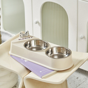 Hot Selling Pet Feeder Easy to Clean Cat <strong>Bowl</strong> Water Fountain Stainless Steel Dog <strong>Bowl</strong> - Product Image 5