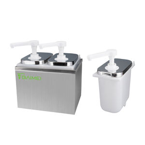 Station de distribution de sauce en acier inoxydable pour restaurant, équipement de cuisine commerciale, facile à nettoyer, capacité de 1L à 5L - Product Image 2