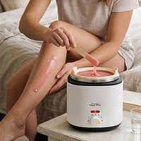 Kit Chauffe-Cire 200ML Nouveau Design pour Usage Domestique – Promotion en Ligne – Appareil d'Épilation Visage, Corps, Jambes, Maillot, Salon, SPA, Soins de Beauté