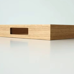 Bandeja de Servir de Madera con Temática Budista Personalizada, Arte Rústico, Acabado Pulido, Grano Natural Intenso, Ecológica, para Aperitivos - Product Image 1