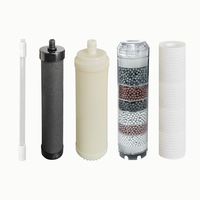 89-3 + 2 10 pouces eau alcaline UV Set cuisine purificateur d'eau à plusieurs étages élément filtrant spécial