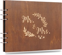 Mr & Mrs Holz Hochzeit Gästebuch Hochzeits buch Erinnerungen Sammelalbum