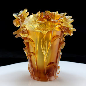 Fengming, jarrón de Orquídea de <span class=keywords><strong>cristal</strong></span> hecho a medida, quemador de incienso Art Deco, decoración lujosa <span class=keywords><strong>para</strong></span> el hogar y la Oficina - Product Image 3