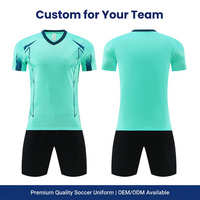 Uniformes de Fútbol Personalizados, Sublimados, de Malla de Poliéster, con Logotipo, Nombre y Número, Camiseta de Fútbol OEM al por Mayor