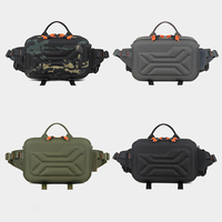 Sac de poitrine et de taille Fuliya en tissu Ripstop nid d'abeille, personnalisé avec logo, pour la pêche, le camouflage, le camping en plein air et le cyclisme