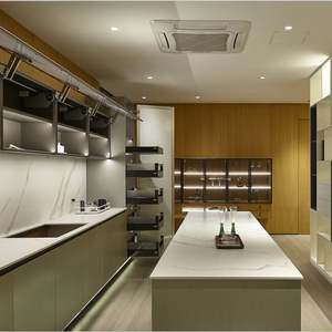 Gabinetes de Cocina Modulares de Diseño Personalizado y Duradero, Fabricante de Gabinetes Personalizados, Encimera de Granito para Muebles de Hogar o Villas - Product Image 3