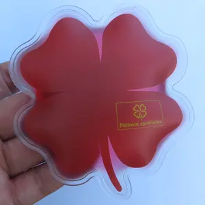 Lucky four leaf shape durable gel hand warmer heater