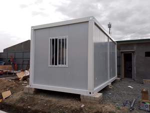 20ft 40ft Listo Hecho Prefab Modular Contenedor Desmontable Casa Oficina Casa Contenedor Hecho de Acero Duradero - Product Image 3