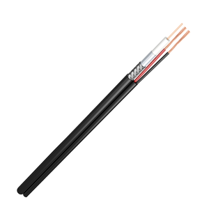 OEM RG59 Coaxial Cable Al Foil Shield PVC Cover Bare Copper Core 40%-95% Braided Low Loss RF for CCTV/CATV Camera Applications — ảnh 1