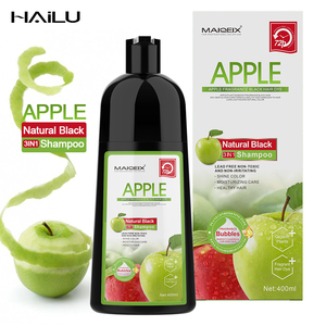 Maiqeix น้ำยาย้อมผมแอปเปิ้ลสีดำแบบมืออาชีพ<span class=keywords><strong>สี</strong></span>เจลแชมพูถาวรแบบ3 in 1โฟมสีอะไรย้อมผม - Product Image 1