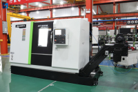 Tour CNC à banc incliné IHT625M HT6 automatique avec commande Fanuc, broche simple, outils motorisés, état neuf
