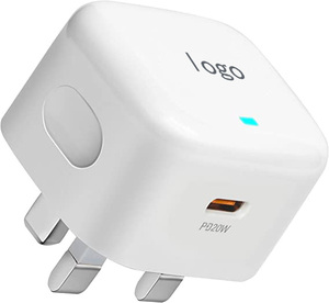 Vente chaude prix d'usine moule privé 20W UK prise fixe PD chargeur <span class=keywords><strong>USB</strong></span> A + C chargeur rapide avec câble - Product Image 3