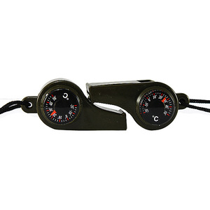 Multifunctional Whistle With Compass And Thermometer PVC Mini 3B-1 For Outdoor Camping - Product Image 3